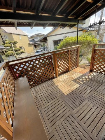 御幸笛田3丁目貸家のバルコニー