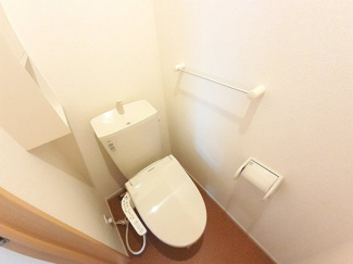 【トイレ】 | 高瀬川ハイツⅡ | 落ち着いた色調のトイレです