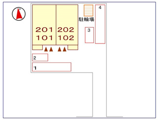 【区画図】 | 高瀬川ハイツⅡ