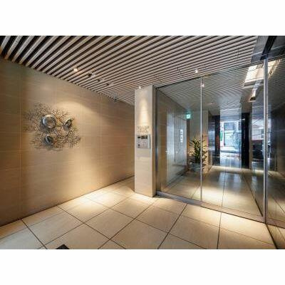 港区麻布十番２丁目の賃貸マンションのロビー|エントランス 