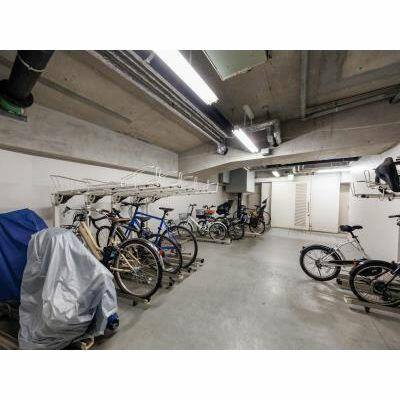 港区麻布十番２丁目の賃貸マンションのその他共用部分|駐輪場 