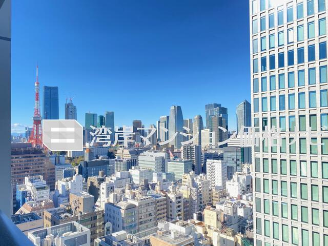 港区浜松町２丁目の賃貸マンションの外観パース| 
