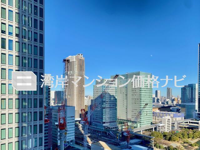 港区浜松町２丁目の賃貸マンションの外観パース| 
