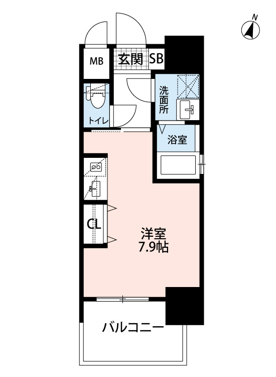 アルファシオ リエンソ　7階の間取り