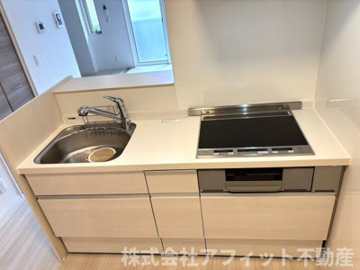 【キッチン】 | D-room城見町 | IHクッキングヒーター付き