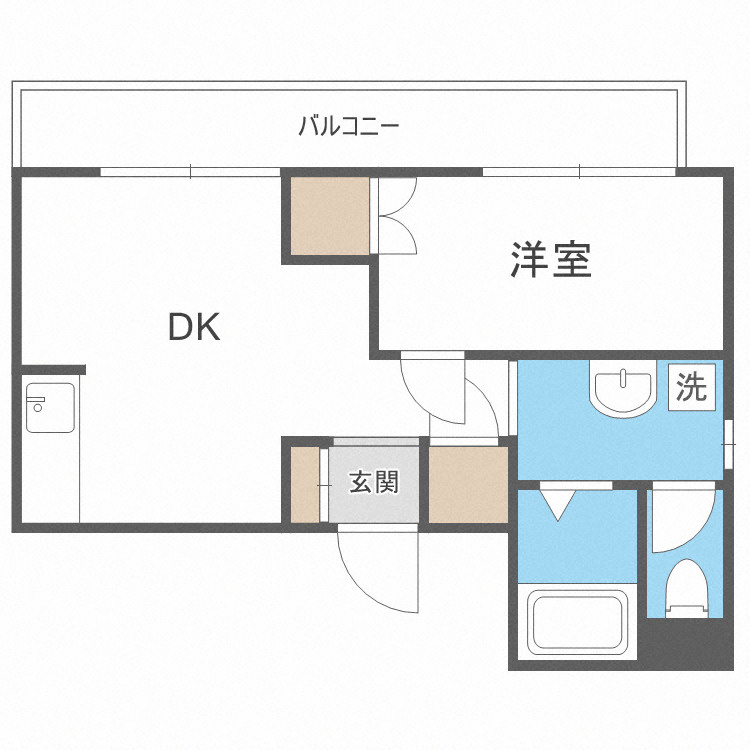 メゾンドール日本橋の間取り