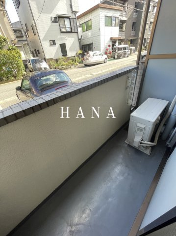 堀江新井マンションのバルコニー