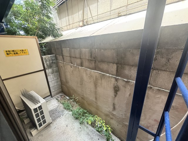 石町ハイツのバルコニー