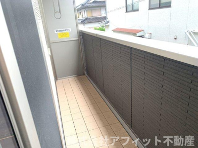 【バルコニー】 | オアシス木之庄 | 南西向き