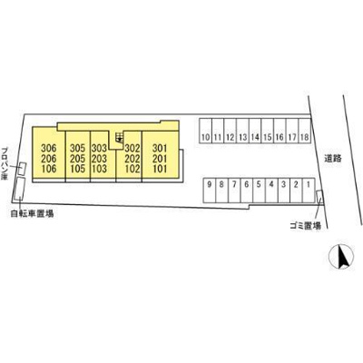 【区画図】 | オアシス木之庄