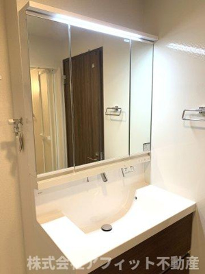 【洗面所】 | オアシス木之庄 | 洗髪洗面化粧台