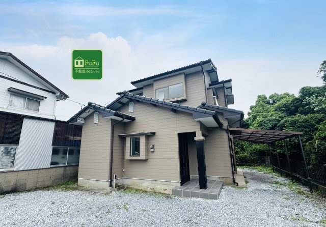 RESET HOUSE－リセットハウス－直方市大字頓野の外観|物件数が限られるリノベーション戸建が直方市頓野に！！
【直方市・リノベーション中古戸建】