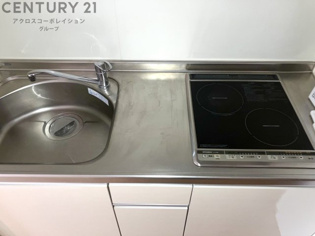 フロントハウスA棟のキッチン