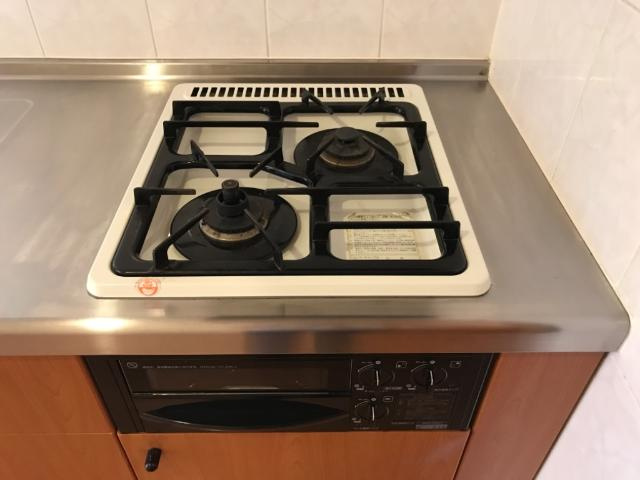 サンフィットⅡのキッチン|2口コンロ（イメージ）
