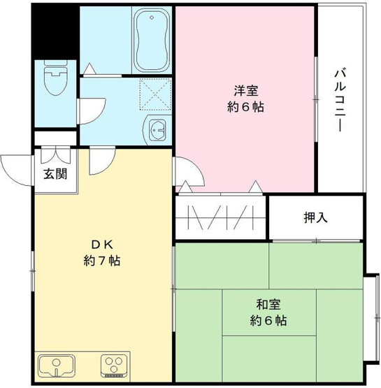 【間取り】 | 第2エイサイハイム