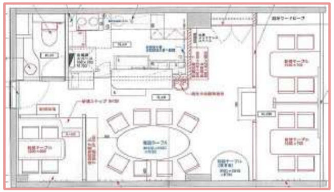 【間取り】 | 銀座駅4分 銀座ウエストビル 3階 13.99坪 飲食居抜き