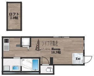 あんしん＋大蓮東08-1084の間取り