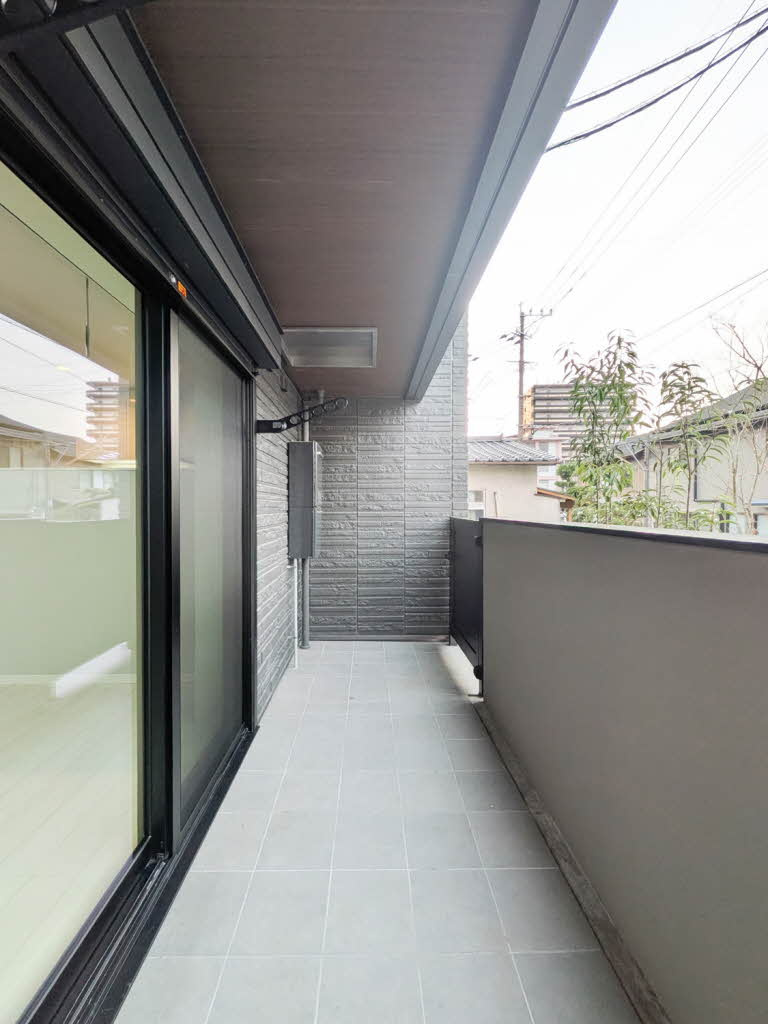 熊本市中央区本荘５丁目の賃貸マンションのバルコニー