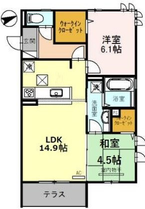 イストワール北桜塚の間取り