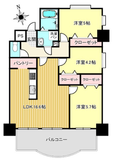 【間取り】 | ロマネスク六ツ門