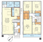 東村山市萩山町3期　全2棟　1号棟の画像