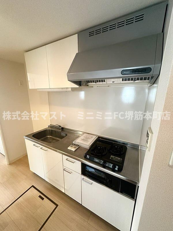 大阪市北区中津６丁目の賃貸マンションのキッチン