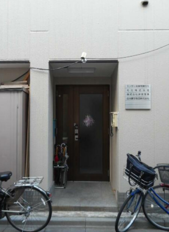 東京ビジネスコーポのエントランス