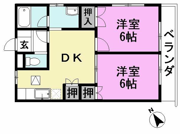 越谷市宮本町2丁目のアパートの画像