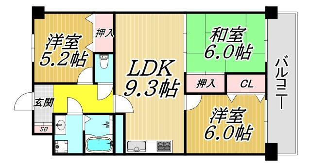 M‐PEAKS塚口南の間取り