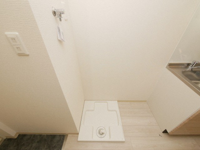 【設備】 | Vita弁天町 | 洗濯機置き場です