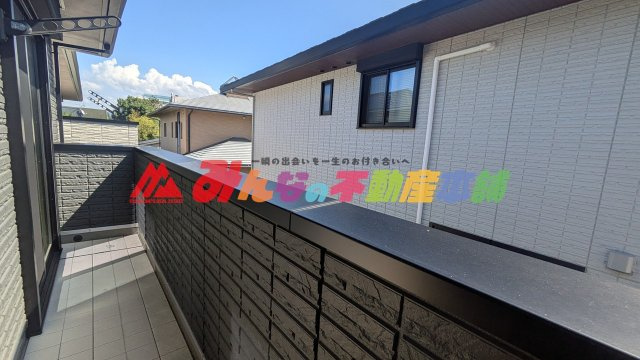 久留米市櫛原町の中古一戸建のバルコニー