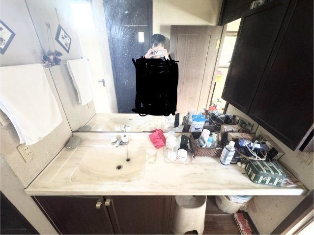 広々とした豪華な戸建て♪広大な土地　越生町上野の洗面所|コンパクトで使いやすい洗面所