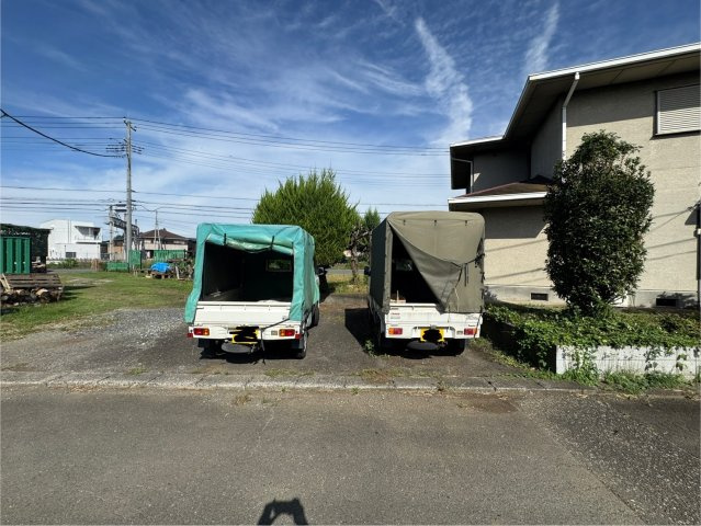 広々とした豪華な戸建て♪広大な土地　越生町上野の駐車場|駐車場があるので、車を買う予定の方も安心です