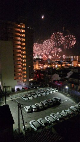 アルファステイツ母衣町Ⅱのその他|夏には水郷祭の花火が望めるお部屋です！
※売主様撮影写真