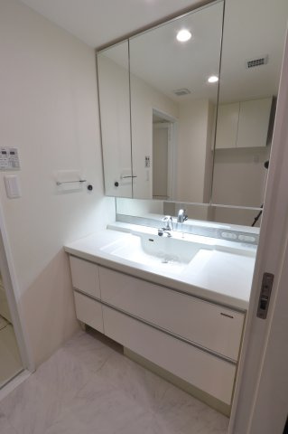 アルファステイツ母衣町Ⅱの独立洗面台