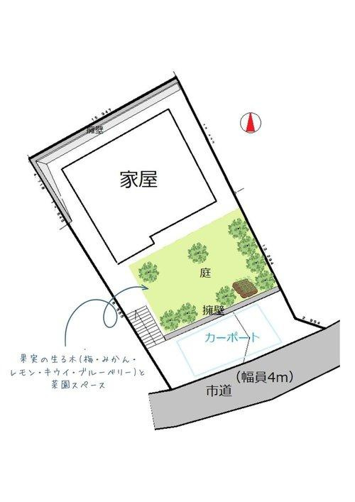 松江市古志原1丁目のその他|敷地図