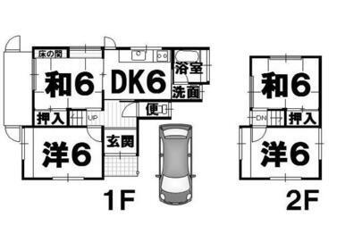 岩出市　新田広芝　の間取り