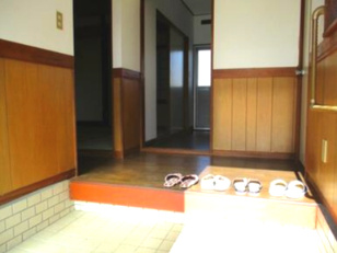 岩出市　新田広芝　の玄関