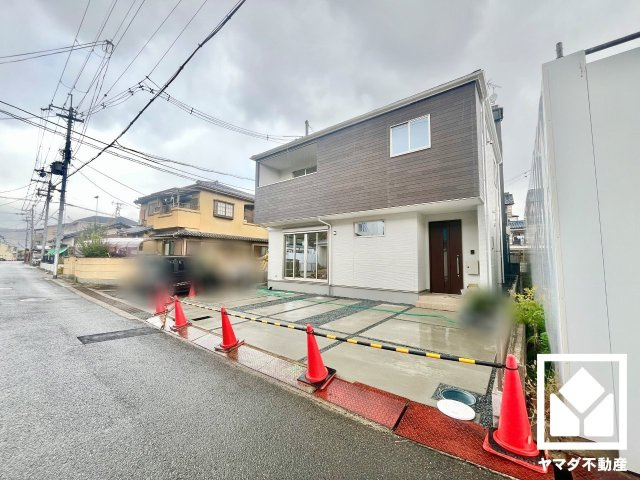 八幡市八幡科手　1期　1号地の外観|9月26日　現地写真更新