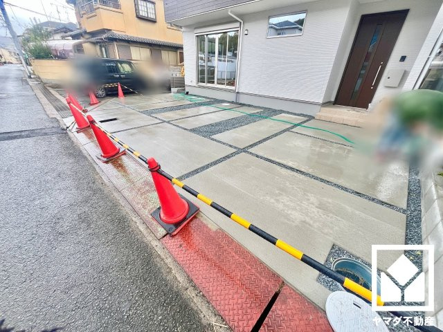 八幡市八幡科手　1期　1号地の外観|9月26日　現地写真更新