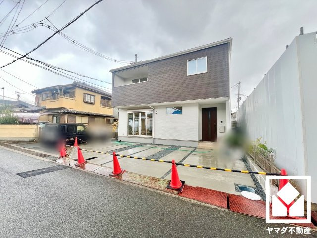 八幡市八幡科手　1期　1号地の外観|9月26日　現地写真更新