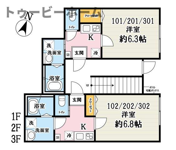（仮称）キャメル入間東藤沢2の間取り