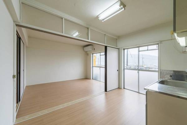 ビレッジハウス勿来2号棟の居間・リビング|ビレッジハウスの同一物件・同一タイプの間取りの写真です