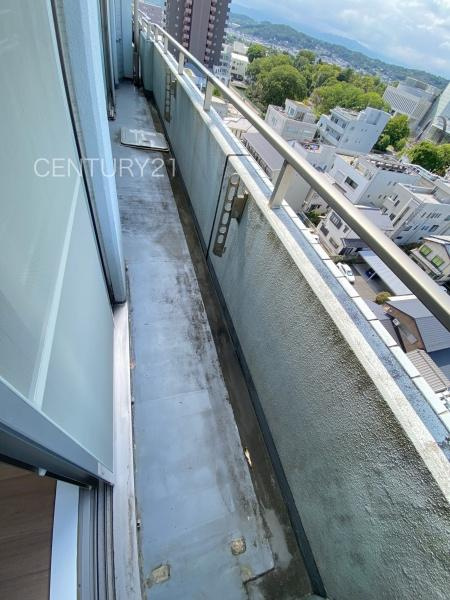 シンフォニア高崎城址のバルコニー