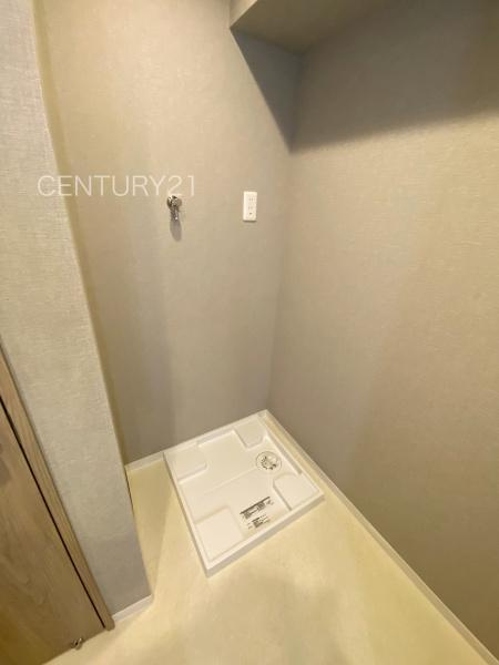 シンフォニア高崎城址の独立洗面台|洗濯機置き場