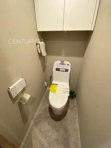 シーズガーデン桐生本町のトイレ|温水シャワー洗浄機能付きです。