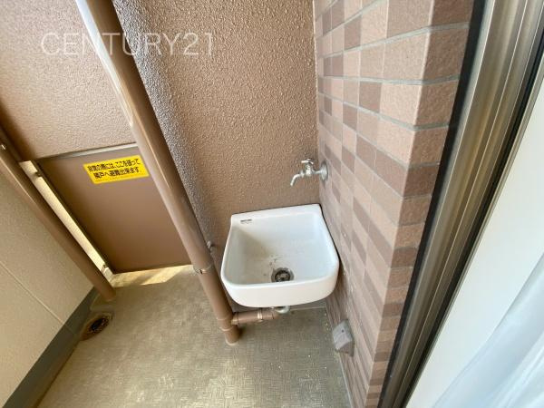 シーズガーデン桐生本町のバルコニー|水道付き