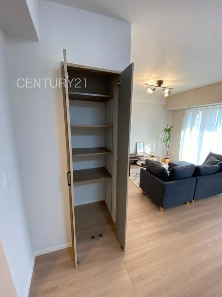 シーズガーデン桐生本町の収納|使い勝手の良いリビング収納です。