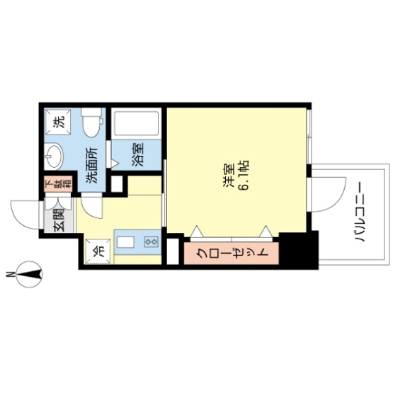 【間取り】 | アドバンス西梅田Ⅳエール