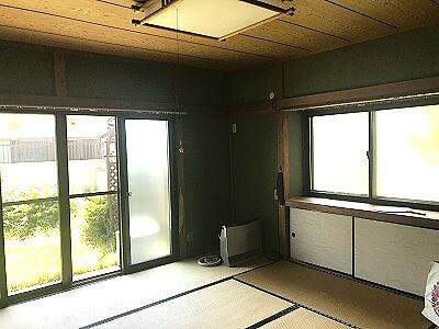 宇都宮市宝木本町　5ＬＤＫ　中古住宅の和室|１階和室８畳